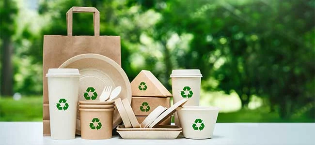 Biodegradable materials in Calmchop products