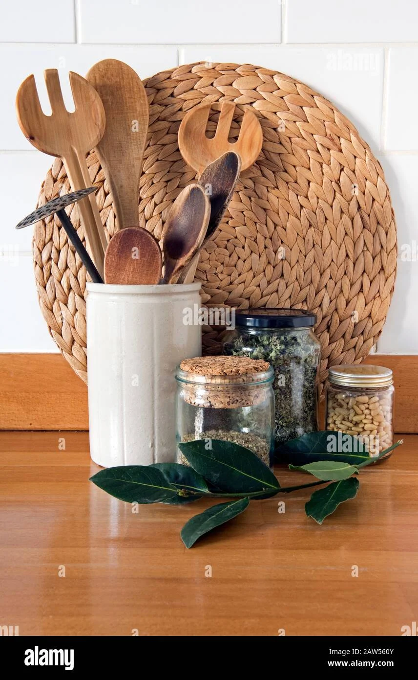 Eco-friendly kitchen utensils made from sustainable materials
