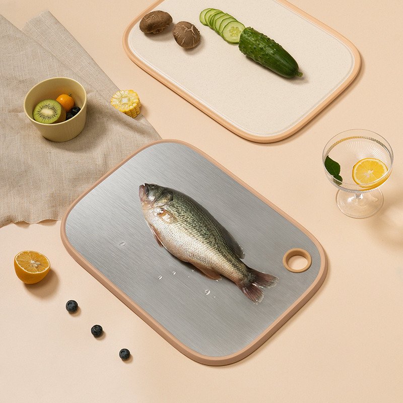 Stainless Steel Plastic Cutting Board