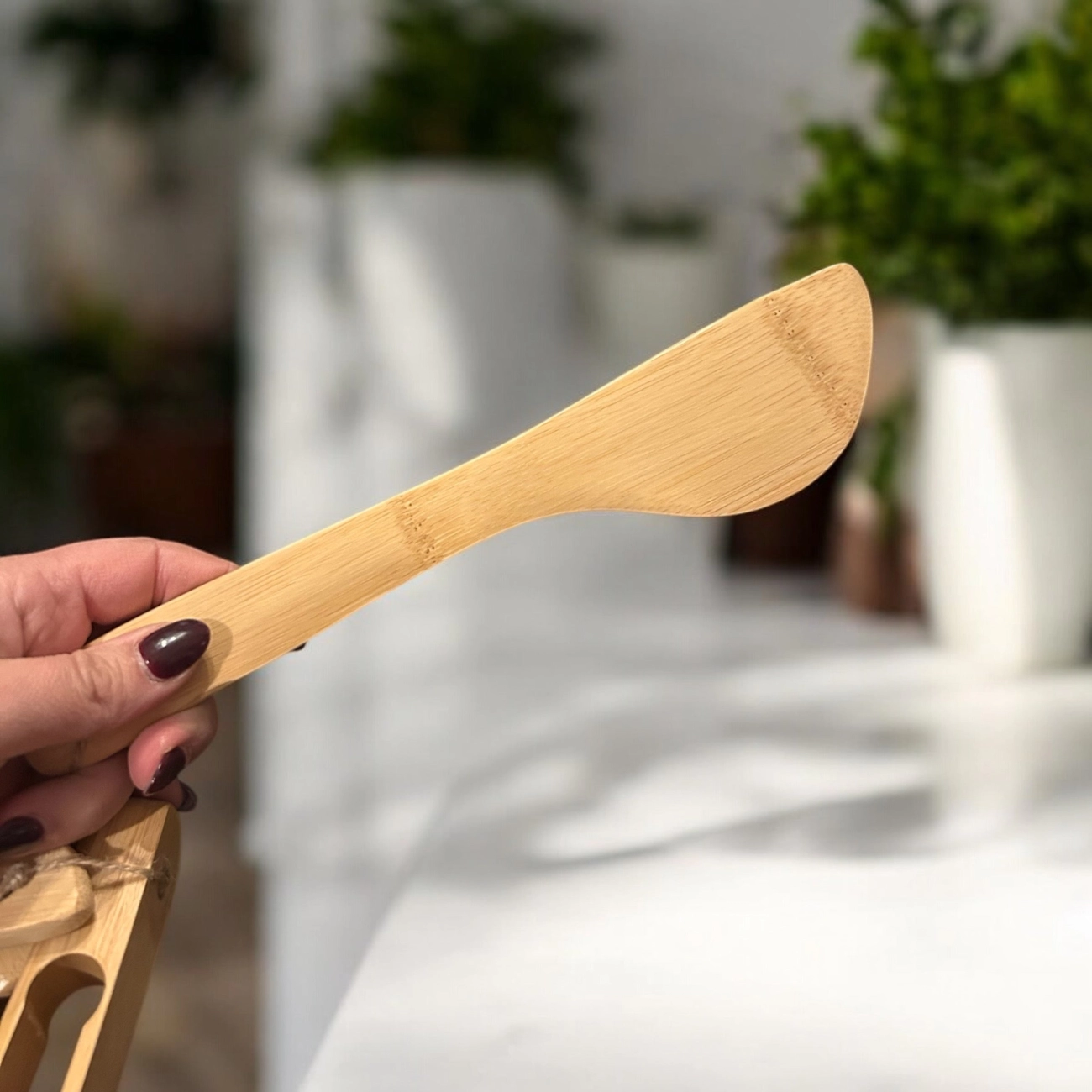 CalmChop bamboo kitchen tools set