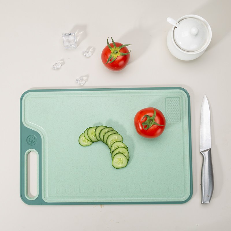Wholesale Custom Plastic Cutting Boards OEM with Anti-Splash Groove and Non-Slip Design BX-005