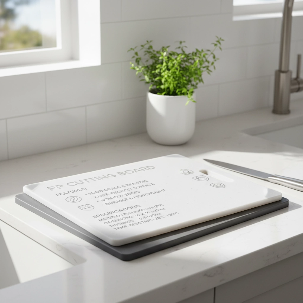 PP cutting board features and specifications