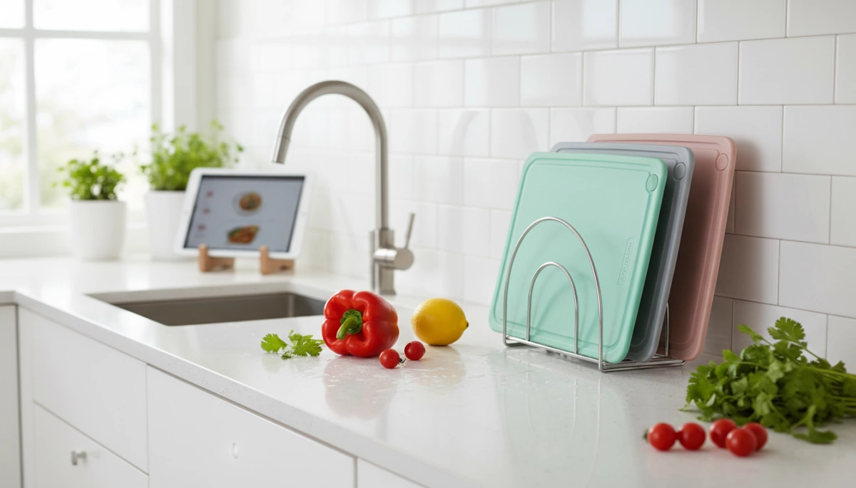 Foldable Plastic Cutting Boards Space Saver 2025