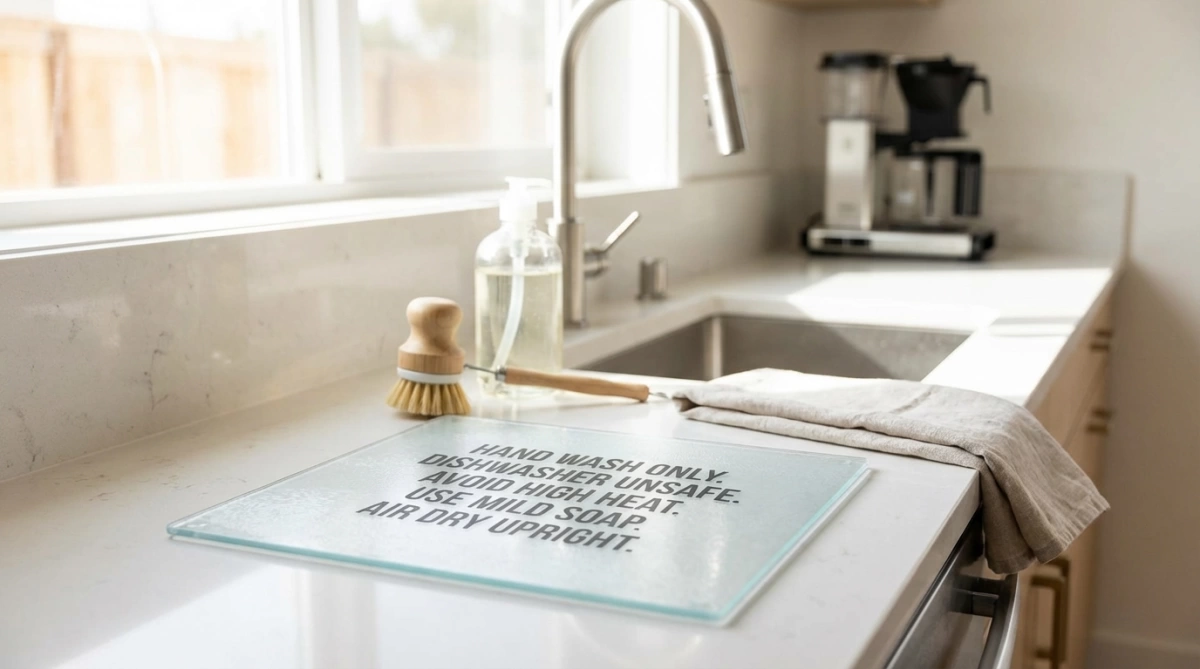 clear plastic cutting board care tips