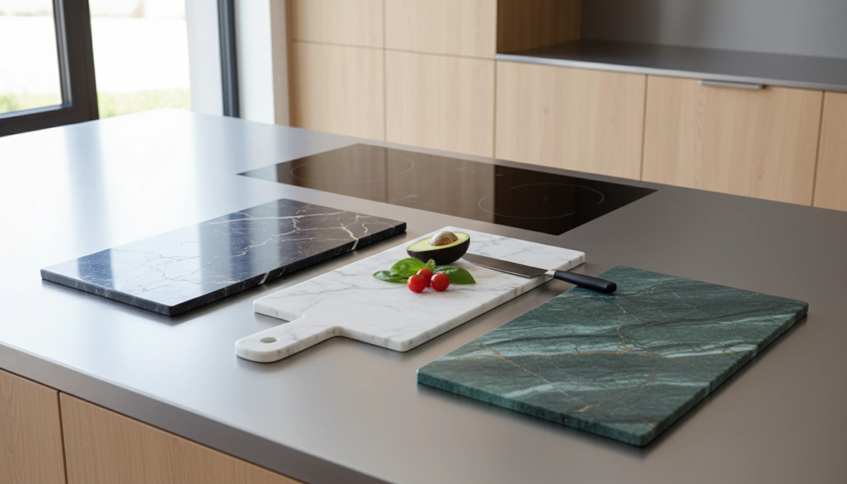 Papan Pemotong Tiruan Marmar Inovasi Reka Bentuk Dapur